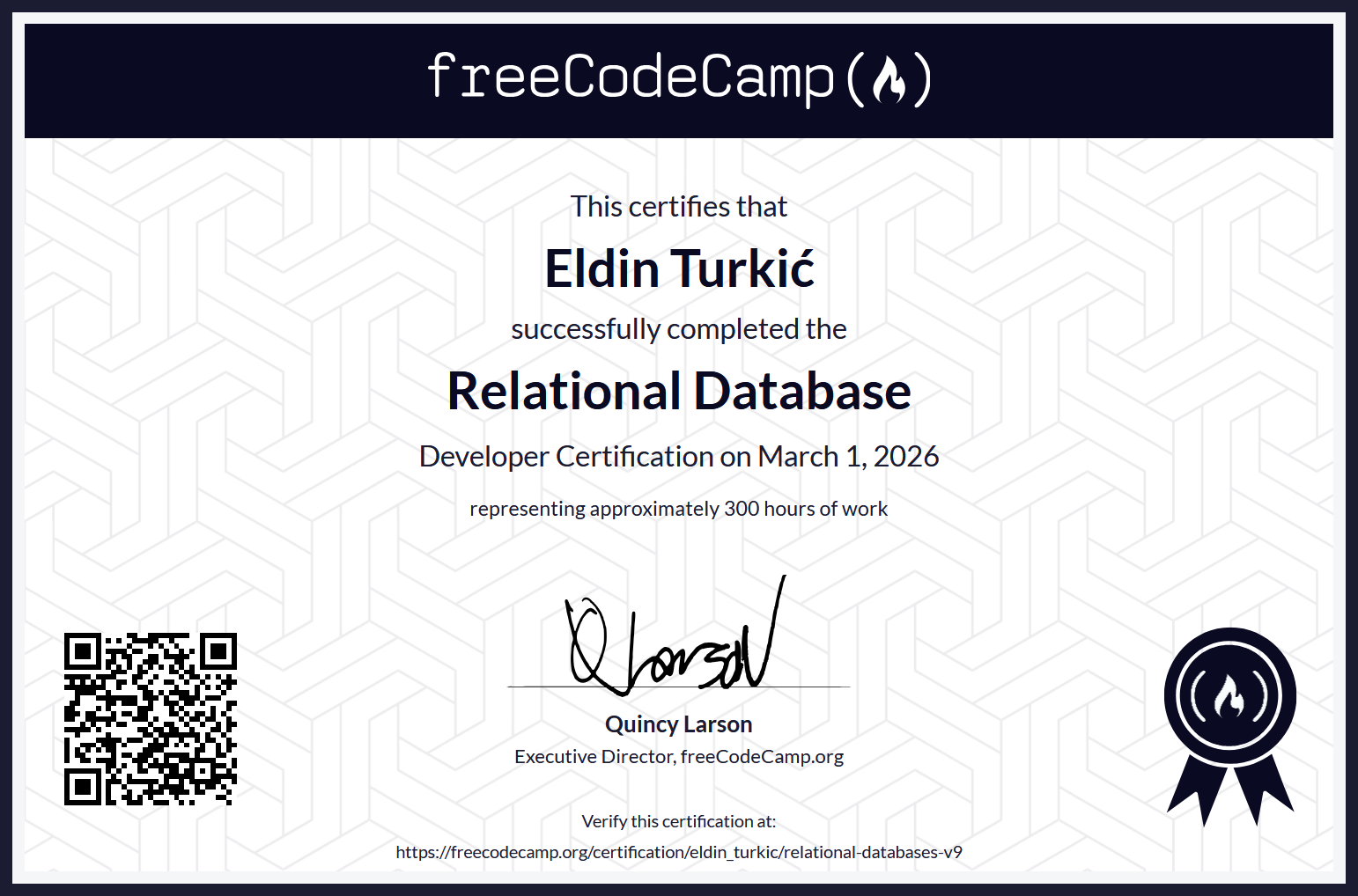 Relational Database - Eldin Turkić