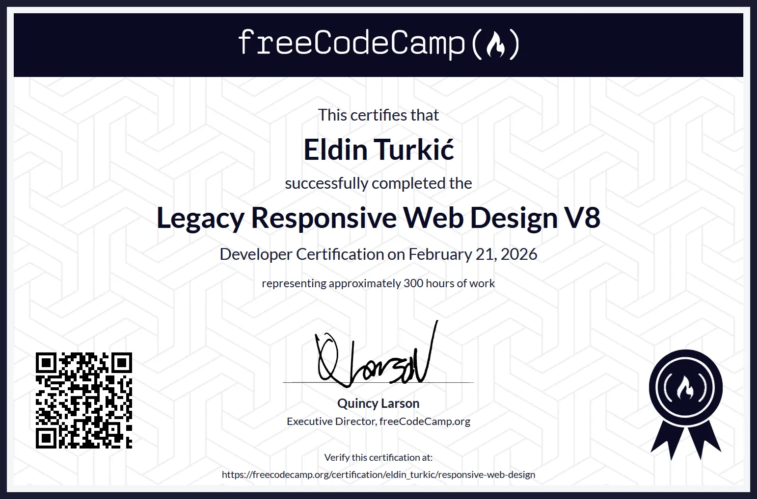 Legacy Responsive Web Design V8 - Eldin Turkić